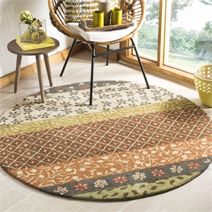 Safavieh Bella Ivory Country Rug - Round 5'