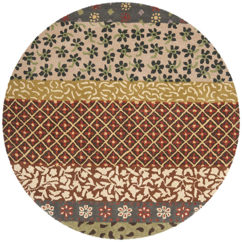 Safavieh Bella Ivory Country Rug - Round 5'