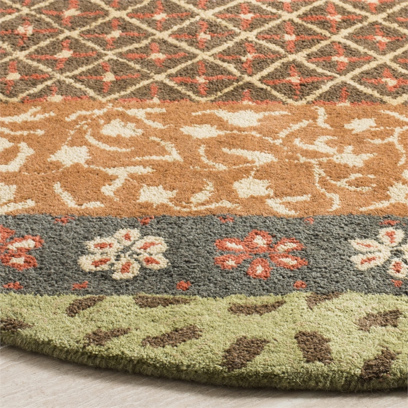 Safavieh Bella Ivory Country Rug - Round 5'