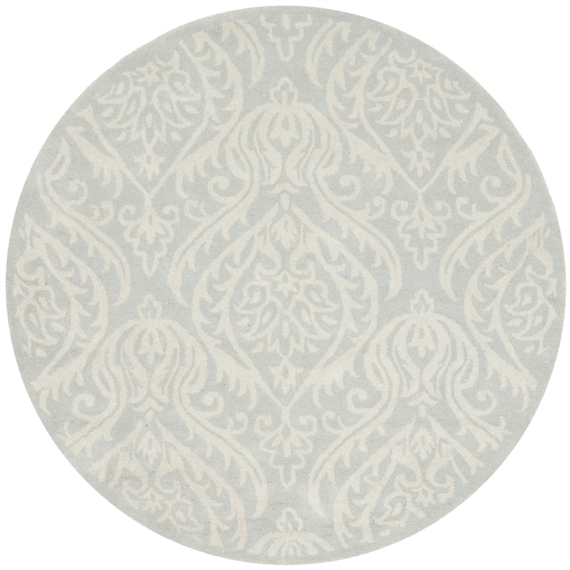 Safavieh Bella Silver Country Rug - Round 5'