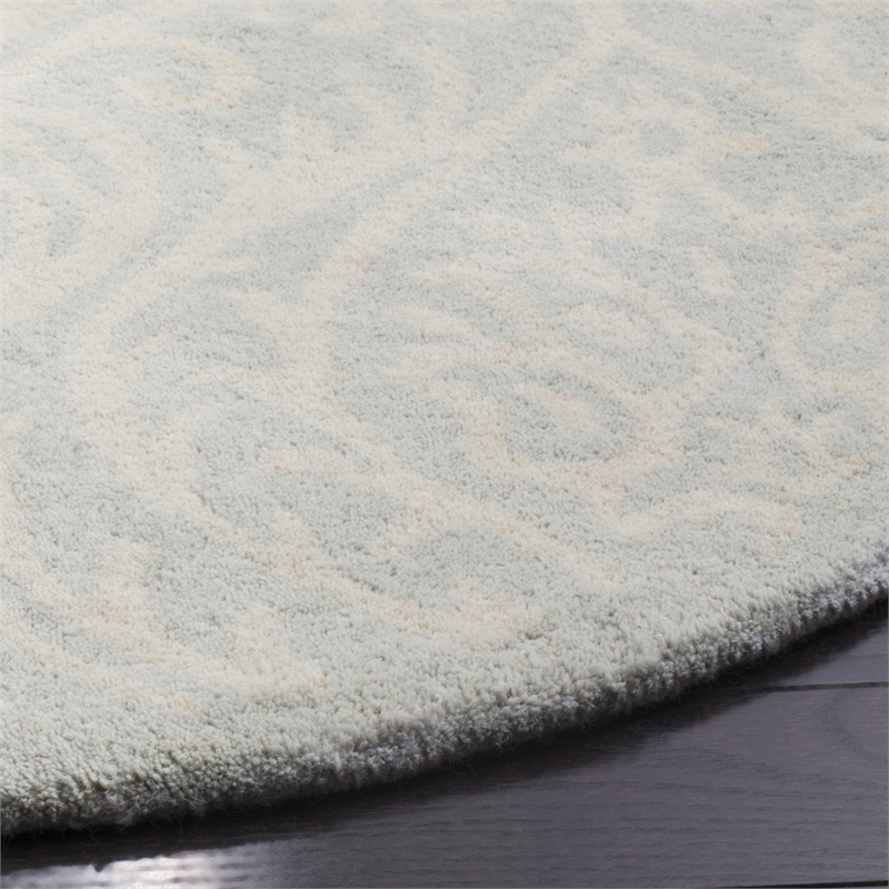Safavieh Bella Silver Country Rug - Round 5'