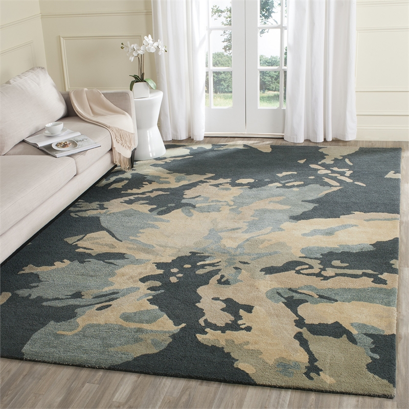 Safavieh Bella Steel Blue Country Rug - 8' x 10'