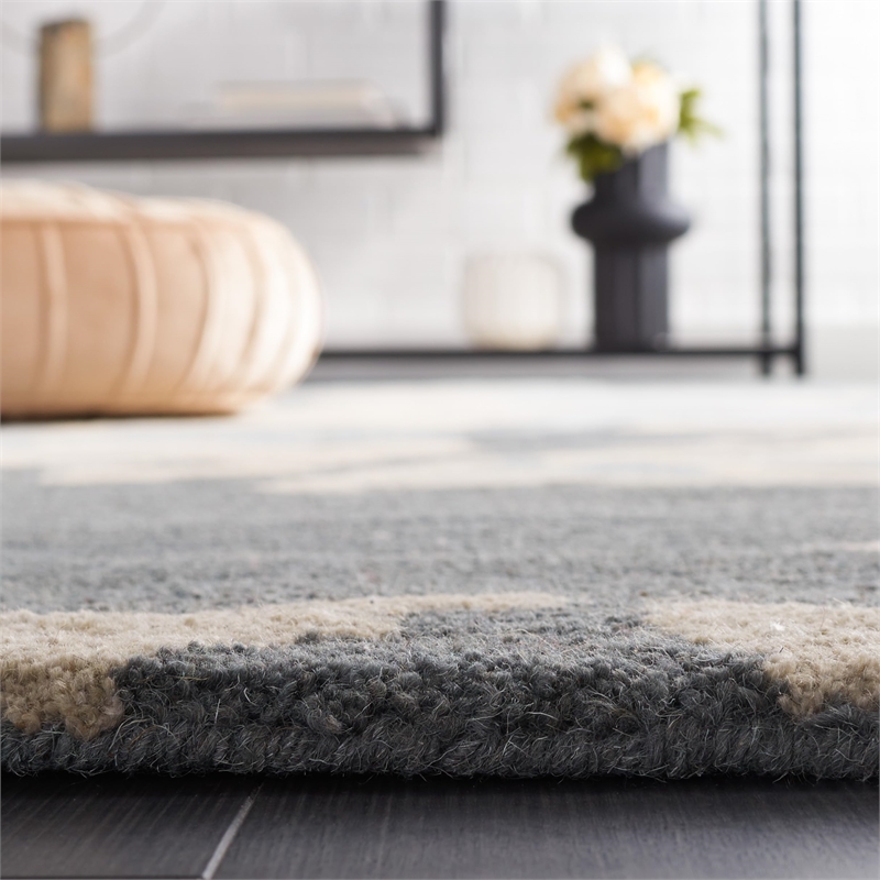 Safavieh Bella Steel Blue Country Rug - 9' x 12'