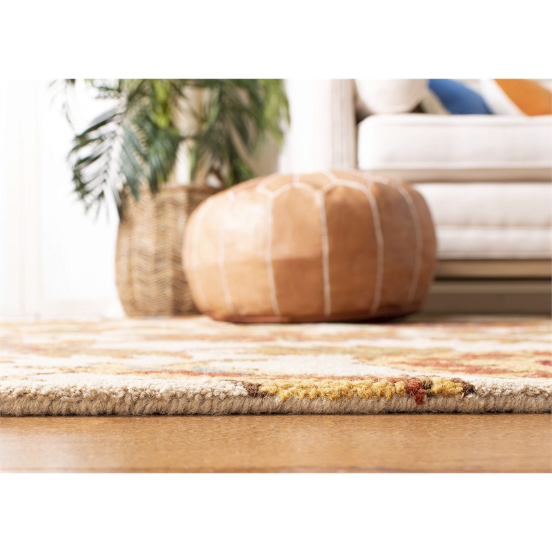Safavieh Blossom Ivory Country Rug - Round 4'