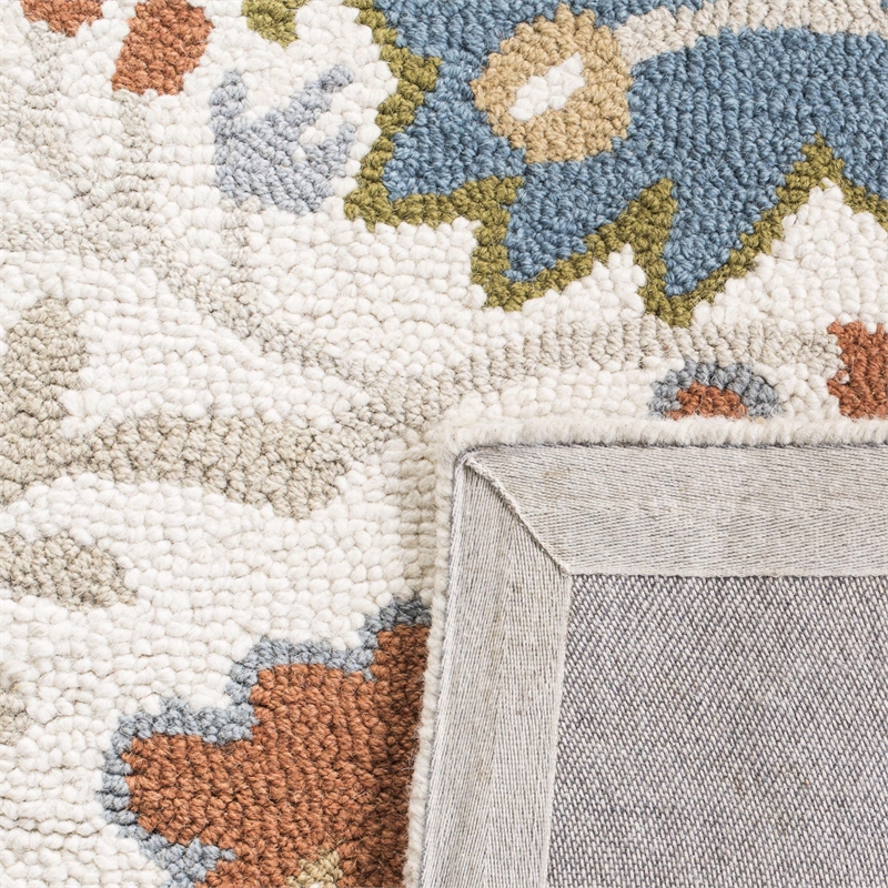 Safavieh Blossom Red Blue Country Rug - 9' x 12'
