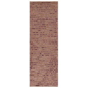 Safavieh Bohemian 2'-6&quot x 6'-0&quot Wool Hand Woven Rug in Purple / Multi-Color