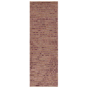 Safavieh Bohemian 2'-6&quot x 8'-0&quot Wool Hand Woven Rug in Purple / Multi-Color