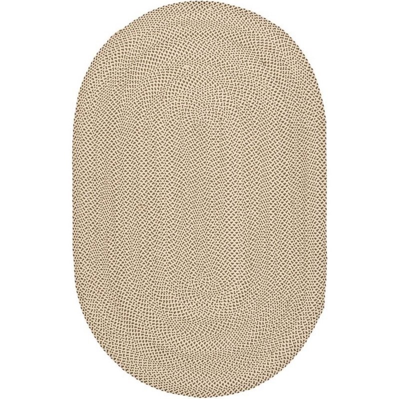 Safavieh Braided Beige Braided Rug Oval 4' x 6' BRD173A4OV