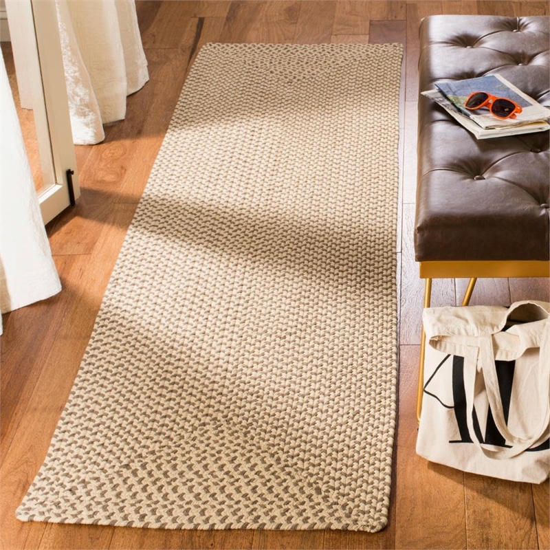 Safavieh Braided Beige Braided Rug - Runner 2'3