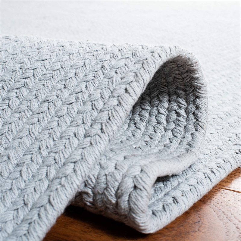 Safavieh Braided Light Blue Braided Rug - Runner 2'3