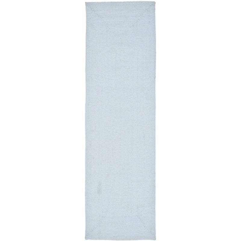 Safavieh Braided Light Blue Braided Rug - Runner 2'3