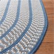 Safavieh Braided IVORY Braided Rug - Oval 3' x 5'