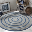 Safavieh Braided Ivory Braided Rug - Round 6'