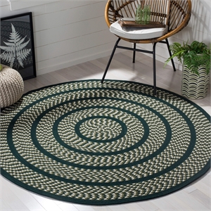 Safavieh Braided Ivory Braided Rug - Round 6'