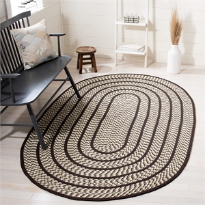 Safavieh Braided IVORY Braided Rug - Oval 8' x 10'