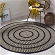 Safavieh Braided Ivory Braided Rug - Round 4'