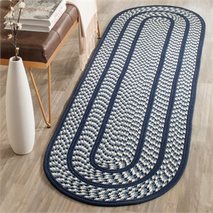 Safavieh Braided IVORY Braided Rug - Oval 2'3&quot x 8'