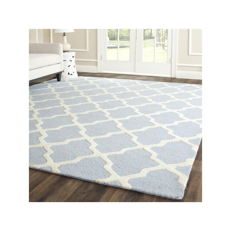 Safavieh Cambridge Light Blue Transitional Rug - Runner 2'6
