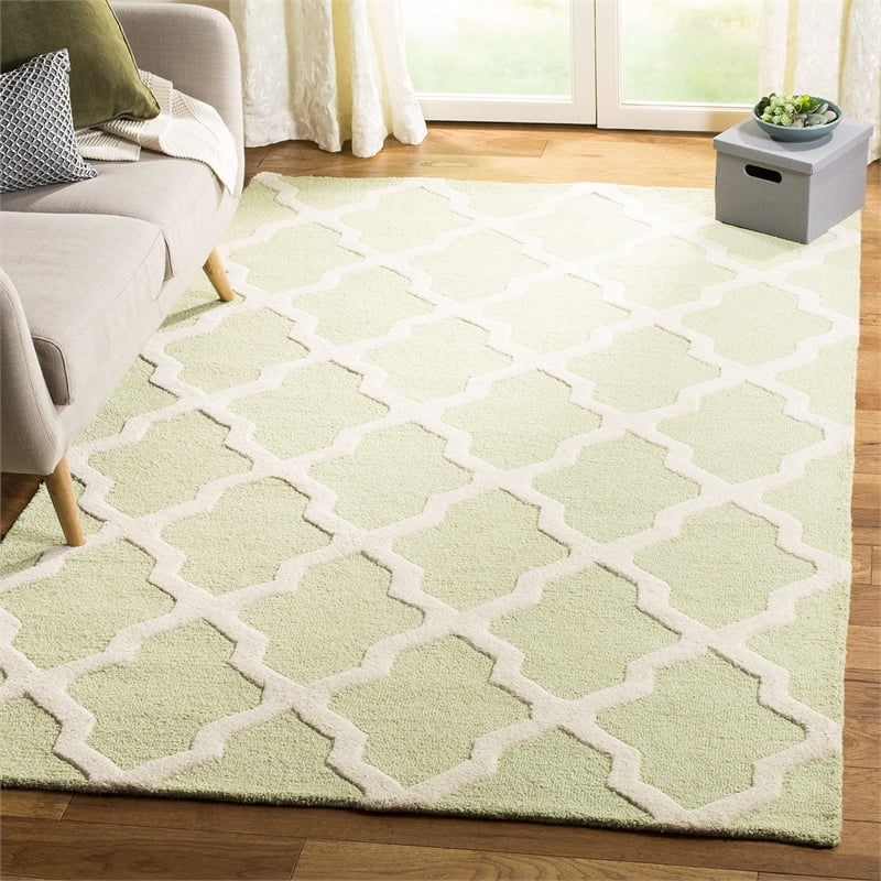 Safavieh Cambridge Light Green Transitional Rug - 11' x 15'