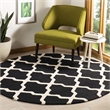 Safavieh Cambridge Black Transitional Rug - Round 4'