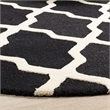 Safavieh Cambridge Black Transitional Rug - Round 4'