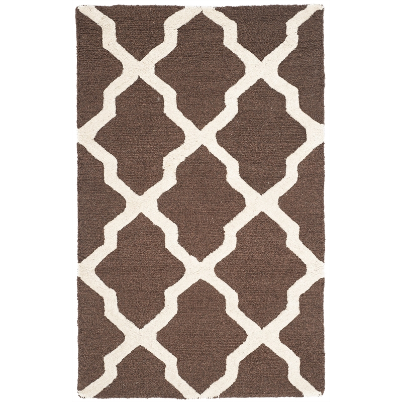 Safavieh Cambridge Dark Brown Transitional Rug - Runner 2'6