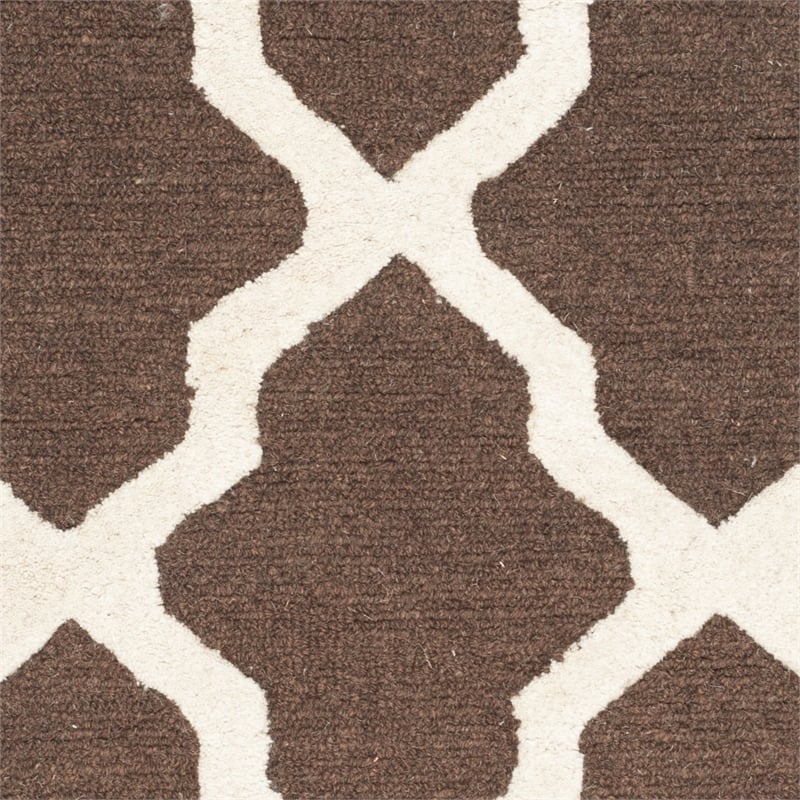 Safavieh Cambridge Dark Brown Transitional Rug - Runner 2'6