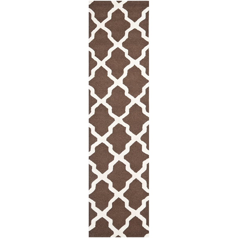 Safavieh Cambridge Dark Brown Transitional Rug - Runner 2'6