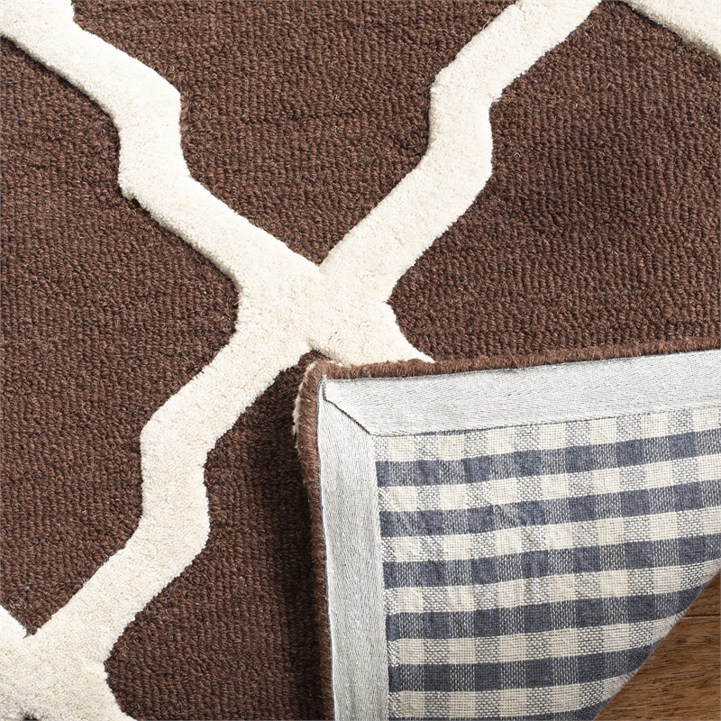 Safavieh Cambridge Dark Brown Transitional Rug - Runner 2'6