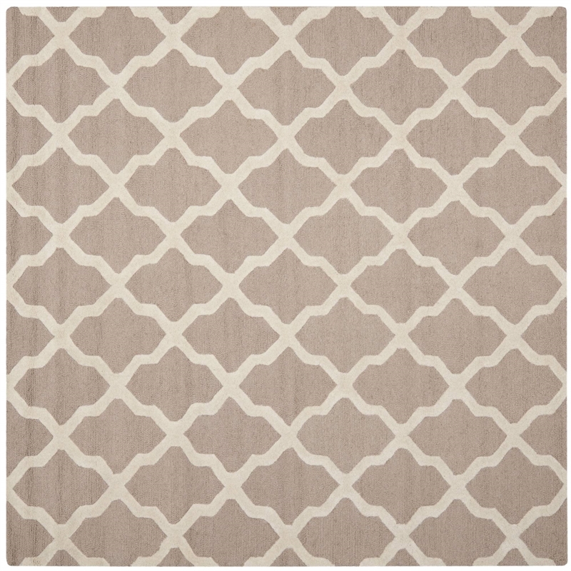 Safavieh Cambridge Beige Transitional Rug - Square 4'