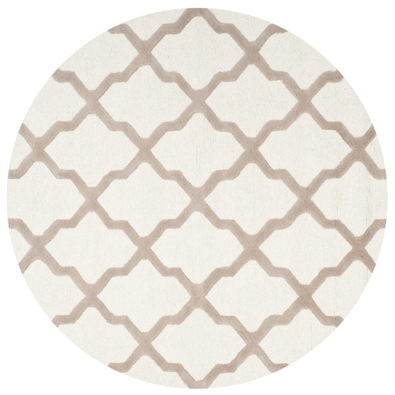 Safavieh Cambridge Ivory Transitional Rug - Round 6'