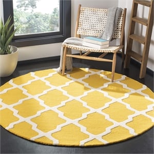 Safavieh Cambridge Gold Transitional Rug - Round 8'