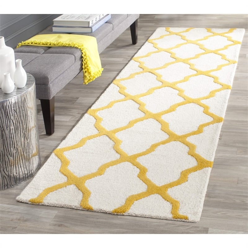 Safavieh Cambridge Ivory Transitional Rug - Runner 2'6