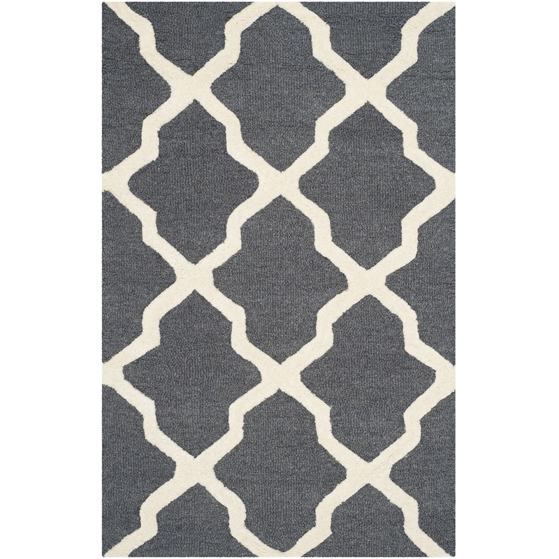 Safavieh Cambridge Dark Grey Transitional Rug - 2' x 3'