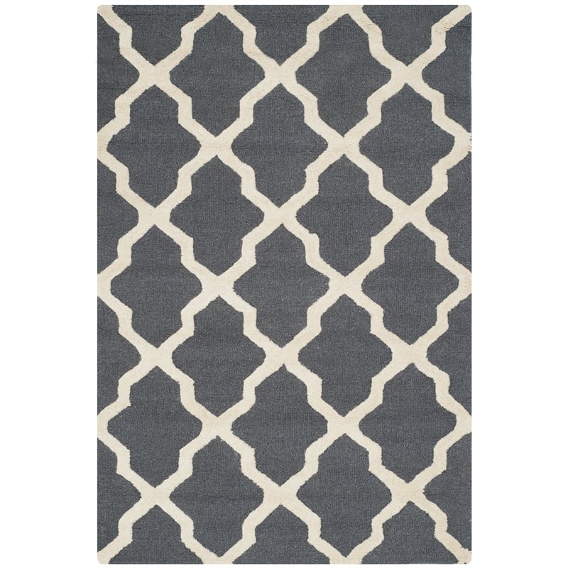 Safavieh Cambridge Dark Grey Transitional Rug - 3' x 5'