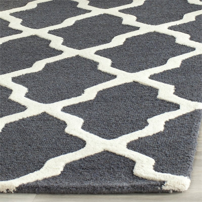 Safavieh Cambridge Dark Grey Transitional Rug - 9' x 12'