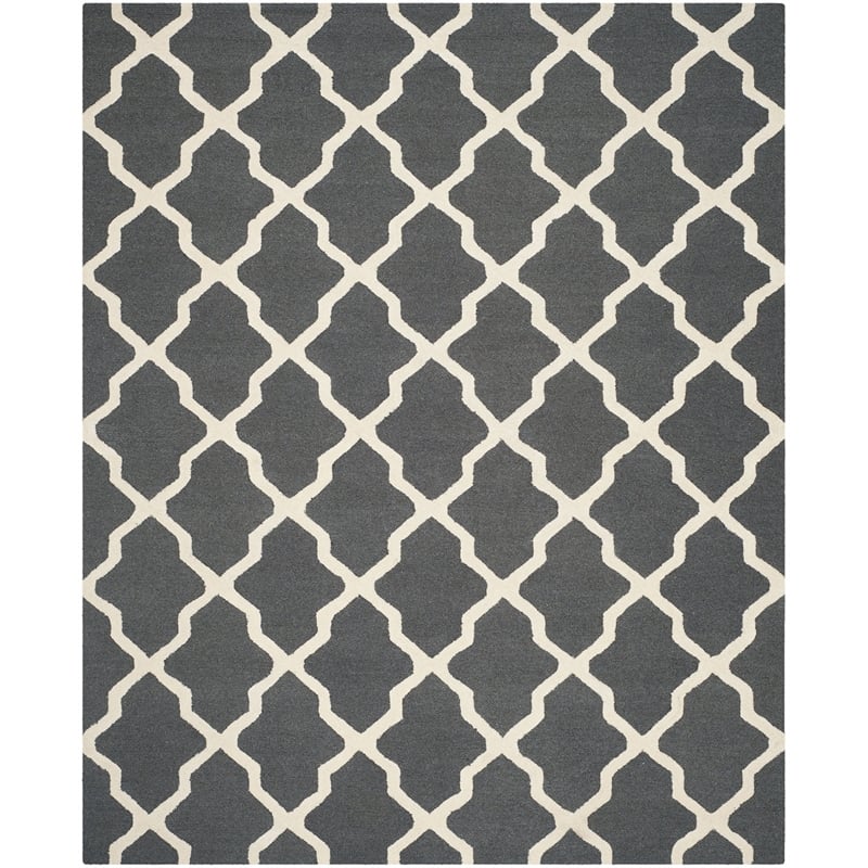 Safavieh Cambridge Dark Grey Transitional Rug - 10' x 14'