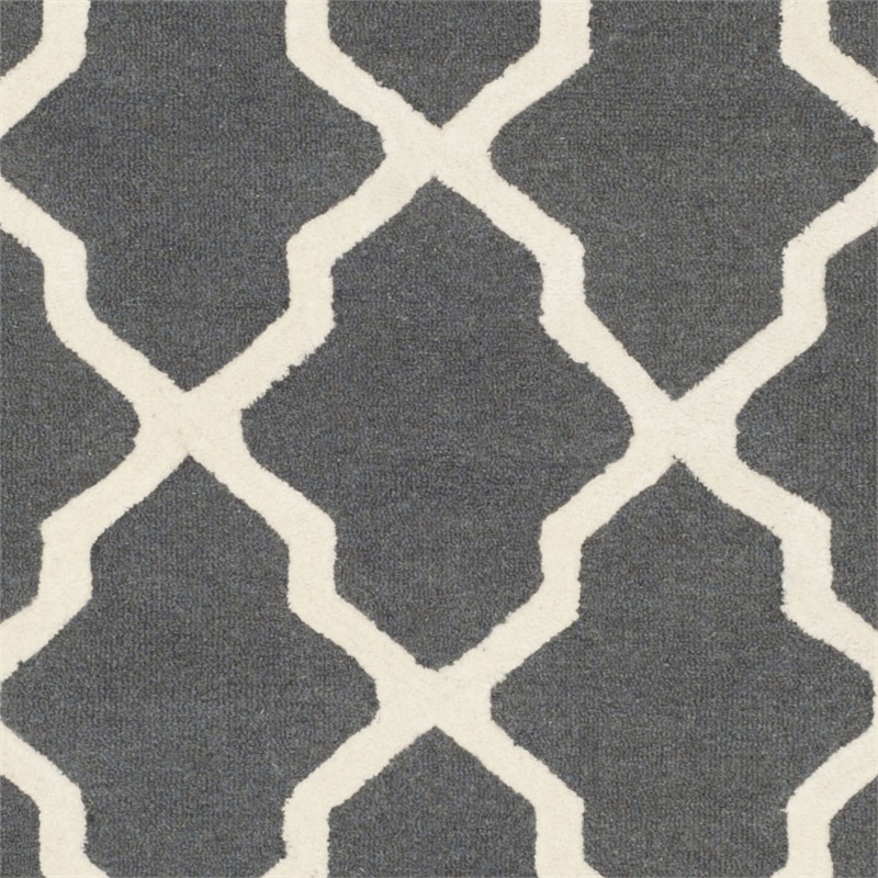 Safavieh Cambridge Dark Grey Transitional Rug - 10' x 14'