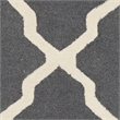 Safavieh Cambridge Dark Grey Transitional Rug - Round 4'