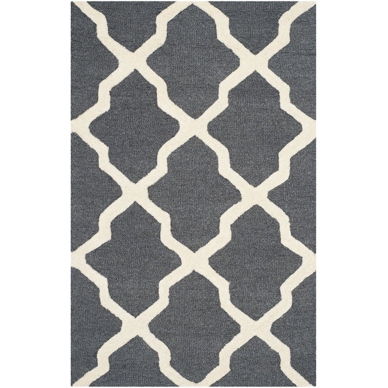 Safavieh Cambridge Dark Grey Transitional Rug - Runner 2'6