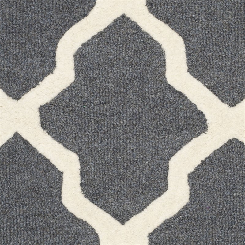 Safavieh Cambridge Dark Grey Transitional Rug - Runner 2'6