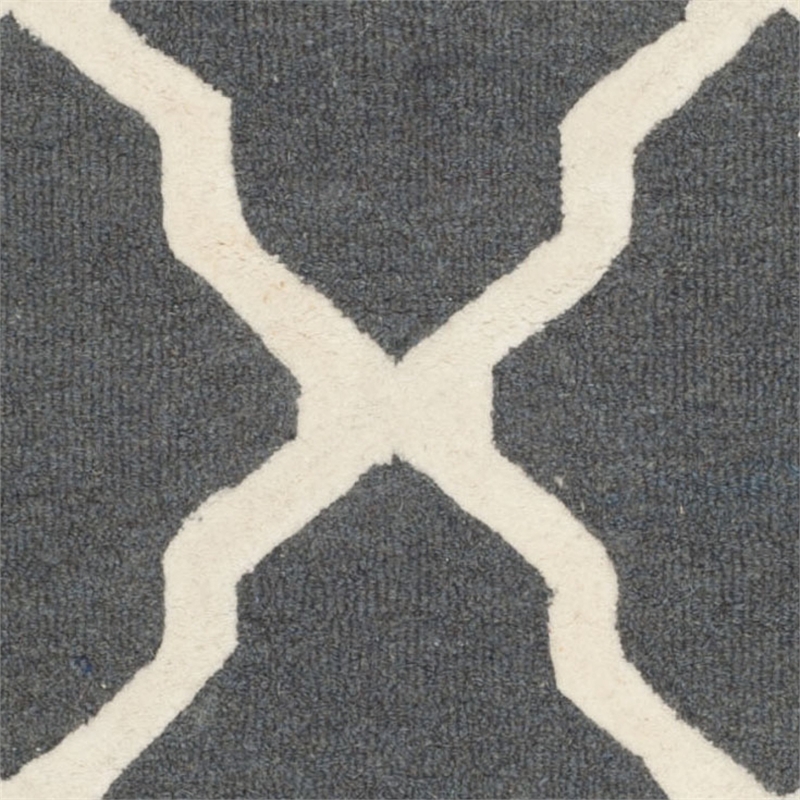 Safavieh Cambridge Dark Grey Transitional Rug - Square 8'