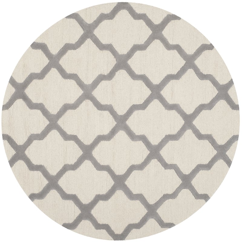 Safavieh Cambridge Ivory Transitional Rug - Round 4'
