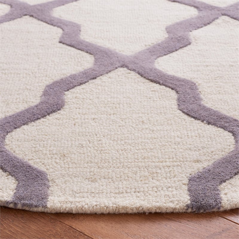 Safavieh Cambridge Ivory Transitional Rug - Round 8'