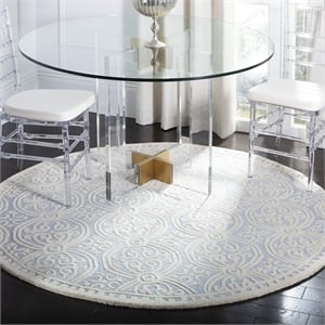 Safavieh Cambridge Light Blue Transitional Rug - Round 10'