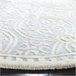 Safavieh Cambridge Light Blue Transitional Rug - Round 10'