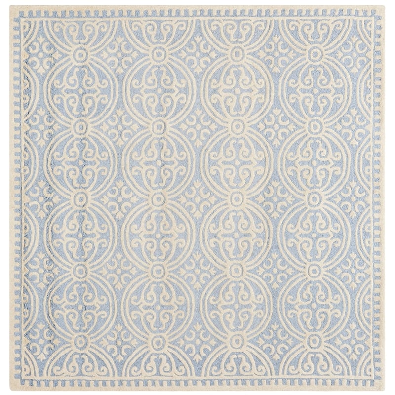 Safavieh Cambridge Light Blue Transitional Rug - Square 10'