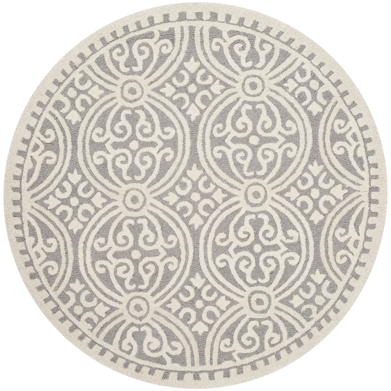 Safavieh Cambridge Silver Transitional Rug - Round 4'