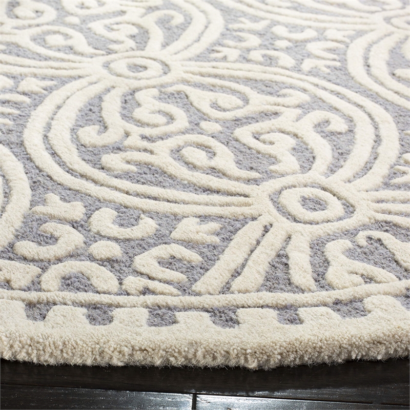 Safavieh Cambridge Silver Transitional Rug - Round 10'