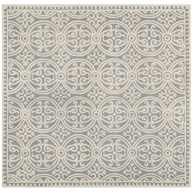 Safavieh Cambridge Silver Transitional Rug - Square 4'